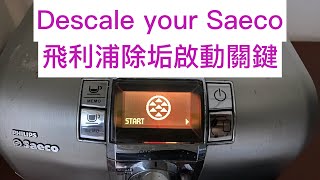 《 Descale 咖啡機除垢 》咖啡機如何除垢？飛利浦Saeco 咖啡機除垢操作說明｜How to descale your Philips Saeco？全自動義式咖啡機清潔保養｜如何啟動咖啡機除垢 [upl. by Jordain]