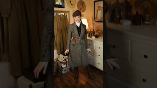 Dark Academia Look 🤎  Vintage Inspired Fashion [upl. by Asikal]