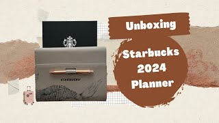 Unboxing 2024 Starbucks Traditions Planner [upl. by Grote]