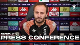 SALERNITANA  GENOA  Conferenza prepartita  Serie A TIM 202324 [upl. by Amyas]