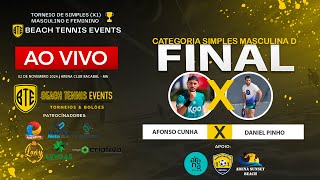 FINAL MASCULINA D  AFONSO CUNHA X DANIEL PINHO [upl. by Nnylesor]