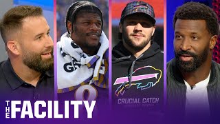 Can Josh Allen keep pace with Lamar Jackson for this seasons MVP  NFL  THE FACILITY [upl. by Akimat]