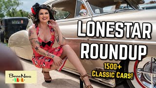 Austin Texas Classic Cars Lonestar Roundup American Traditional Car Show Kustom Kulture [upl. by Shannah]