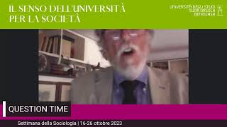 Il senso delluniversità per la società  Settimana della Sociologia 2023 [upl. by Kowatch]