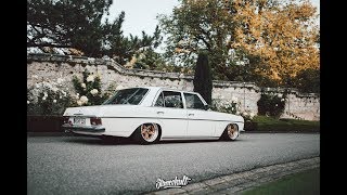 Tuning Mercedes Benz W114 Stance Works [upl. by Bindman]