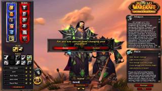 2 Change race faction and style  World of Warcraft Cataclysm Beta [upl. by Neveda302]