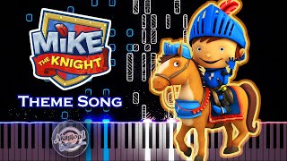 Mike The Knight Theme Piano Tutorial [upl. by Ashley]