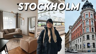 Moving to Stockholm Sweden 🇸🇪 my first impressions apartment tour amp exploring the city [upl. by Enahsed]