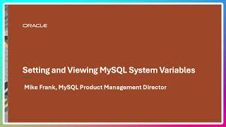 Setting and Viewing MySQL System Variables [upl. by Nicolai]