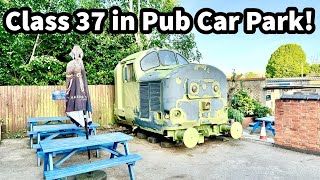 37411 in the LOCAL PUB Car Park plus TRACTORS on the Move at Derby 110524 [upl. by Kcarb]