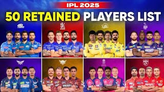 Retain Player 2025 IPL [upl. by Chi]