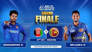 Sri Lanka A vs Afghanistan A  Final  Mens T20 Emerging Teams Asia Cup [upl. by Anerda]