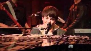 AWESOME Greyson Chance Live Performance  quotWaiting Outside the Linesquot Live on Late Night [upl. by Michaella]