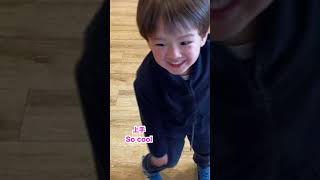 興奮して踊り始めた３歳児shorts family Japan dance cute funny funny video [upl. by Greeley]