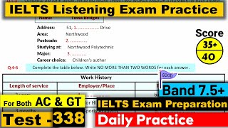 IELTS Listening Practice Test 2023 with Answers Real Exam  338 [upl. by Pace]