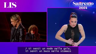 LIS Sanremo 2024  Irama con Riccardo Cocciante canta ‘Quando finisce un amore’ [upl. by Eicnan]