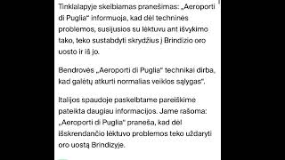 pakilimo taku Italijoje uzsiliepsnojo Ryanair lektuvas keleiviams teko gelbetis [upl. by Nnahgem]