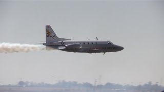 California Capital Airshow 2014  Frys Sabreliner [upl. by Anali]