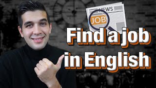 Finding a Job in English Key Words You Need [upl. by Malik479]