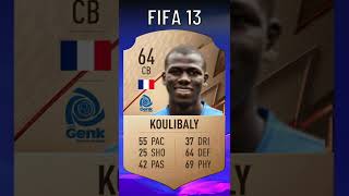 KOULIBALY FIFA Evolution 🇫🇷🇸🇳 Fifa 13  Fifa 23 [upl. by Eninahpets654]