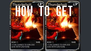 Warframe  How To Get The Thunderbolt Mod [upl. by Valma]