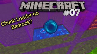 É POSSÍVEL FAZER UM CHUNKLOADER NO MINECRAFT BEDROCK 121 [upl. by Orodisi856]