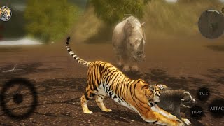 Ultimate Tiger Simulator 2  Tiger Hunting Simulator Game  Lion Vs Tiger Game  4 [upl. by Belloir671]