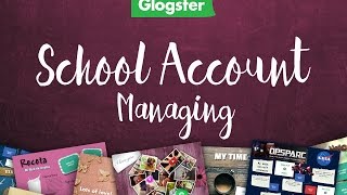 Glogster Tutorial Managing School Account [upl. by Okiek]