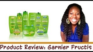 Product Review Garnier Fructis Hair Products [upl. by Anahoj961]