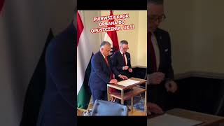 Orban planuje wyjście z UE [upl. by Ynaitirb]