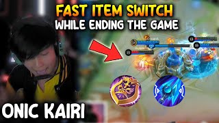 WTF🤯 KAIRI FAST ITEM SWITCH WHILE TRYING TO END THE GAME [upl. by Maillw174]