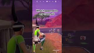 What happens to my crosshairs fortnite gaming funny fortniteclips fortnitefunnies fyp [upl. by Oinimreh]