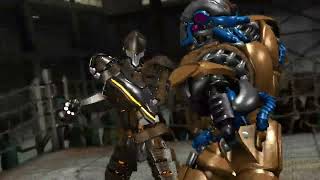 REAL STEEL THE VIDEO GAME XBOX360PS3  PALLADIUS vs ZEUS X [upl. by Ainival]