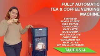 Taurus i4  Tea amp coffee Vending Machine  Mountcafe  Nepal Vending  Vending Machine in Nepal [upl. by Eiduam120]