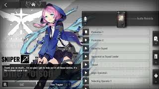 Arknights Blue Poison English Dub [upl. by Airbma]