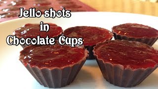 Jello Shots in Chocolate Cups [upl. by Mainis190]