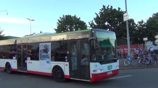 HCR Busse  Omnibus Haltestelle Cranger Kirmes Sonderverkehr Einsatzbusse [upl. by Aryamo430]