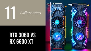 Rtx 3060 Vs Rx 6600 Xt [upl. by Nelg]