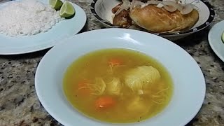 CUBAN CHICKEN SOUP Sopa de pollo Cubana Easy and Delicious RECIPE [upl. by Jolynn]