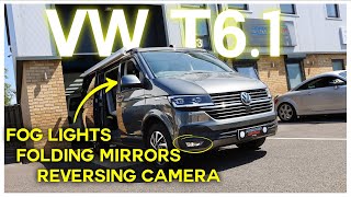 T61 Gets Factory Fog Lights Folding Mirrors amp Rear Camera Upgrades All Genuine VW Factory Kit [upl. by Etnomal958]