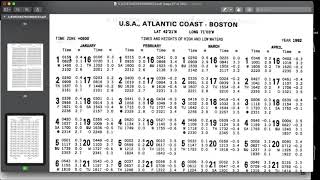 CALCULATION OF HEIGHT OF TIDE FOR A PARTICULAR TIME USING GRAPH ATT VOLUME 2amp3  AHOY NAVIGOS [upl. by Emma]