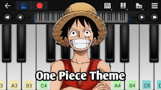 One Piece  Overtaken  Easy Piano Tutorial [upl. by Egreog]