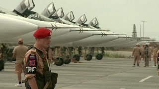 Syrie  la base militaire russe de Lattaquié un quotcentre de réconciliationquot [upl. by Uy282]