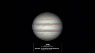 Jupiter astrophotography takahashi mewlon 250 ZWO Cámara ASI 678 MC Color [upl. by Nottage102]