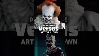 Pennywise VS Art the Clown it terrifier clown evilclown fyp pennywise arttheclown 1v1 vs [upl. by Duky]