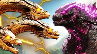 Evolved Godzilla vs Godzilla Villains Ark Survival Evolved [upl. by Lohse767]