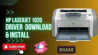 Hp LaserJet 1020 plus driver install step by steplaserimpact hp1020printeravailableprinterdriver [upl. by Leelahk88]