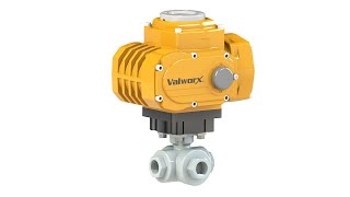 Valworx Explosion Proof Stainless 3Way LPort Ball Valves [upl. by Simaj231]