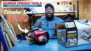 Harbor Freight Circular Saw Review [upl. by Ahsot]