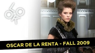 Oscar De La Renta Fall 2009 Fashion Flashback [upl. by Salene83]